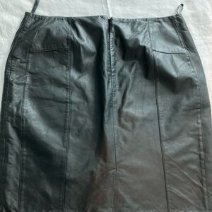 INC International concepts leather skirt